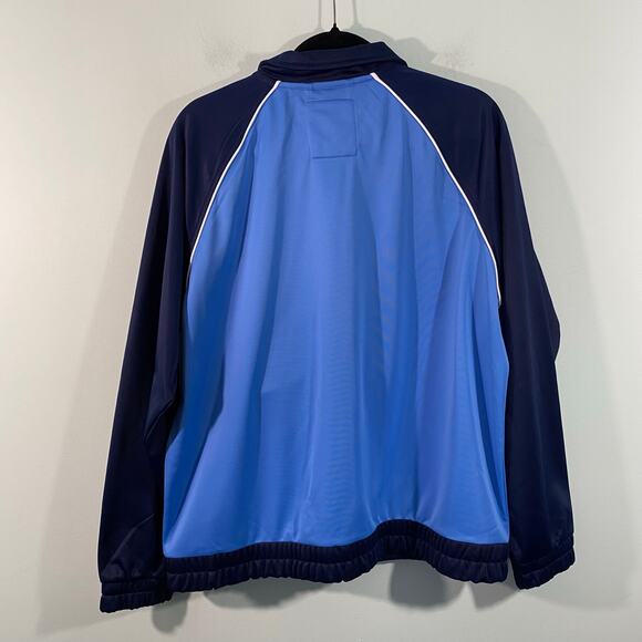 NFL Team Apparel Tennessee Titan Women Blue Full Zip Sequins Track Jacket Sz XL - Picture 9 of 9